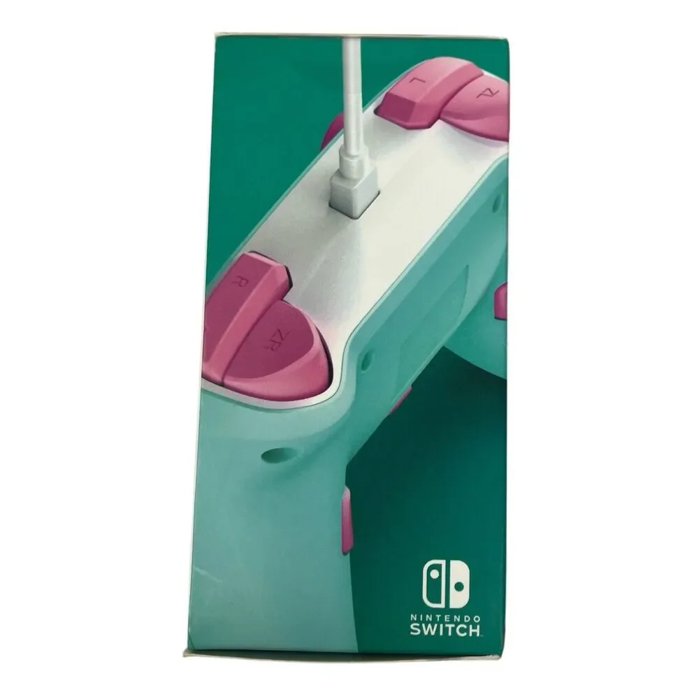PowerA Wired Controller Nintendo Switch Pikachu Pokemon Blue Pink Candy